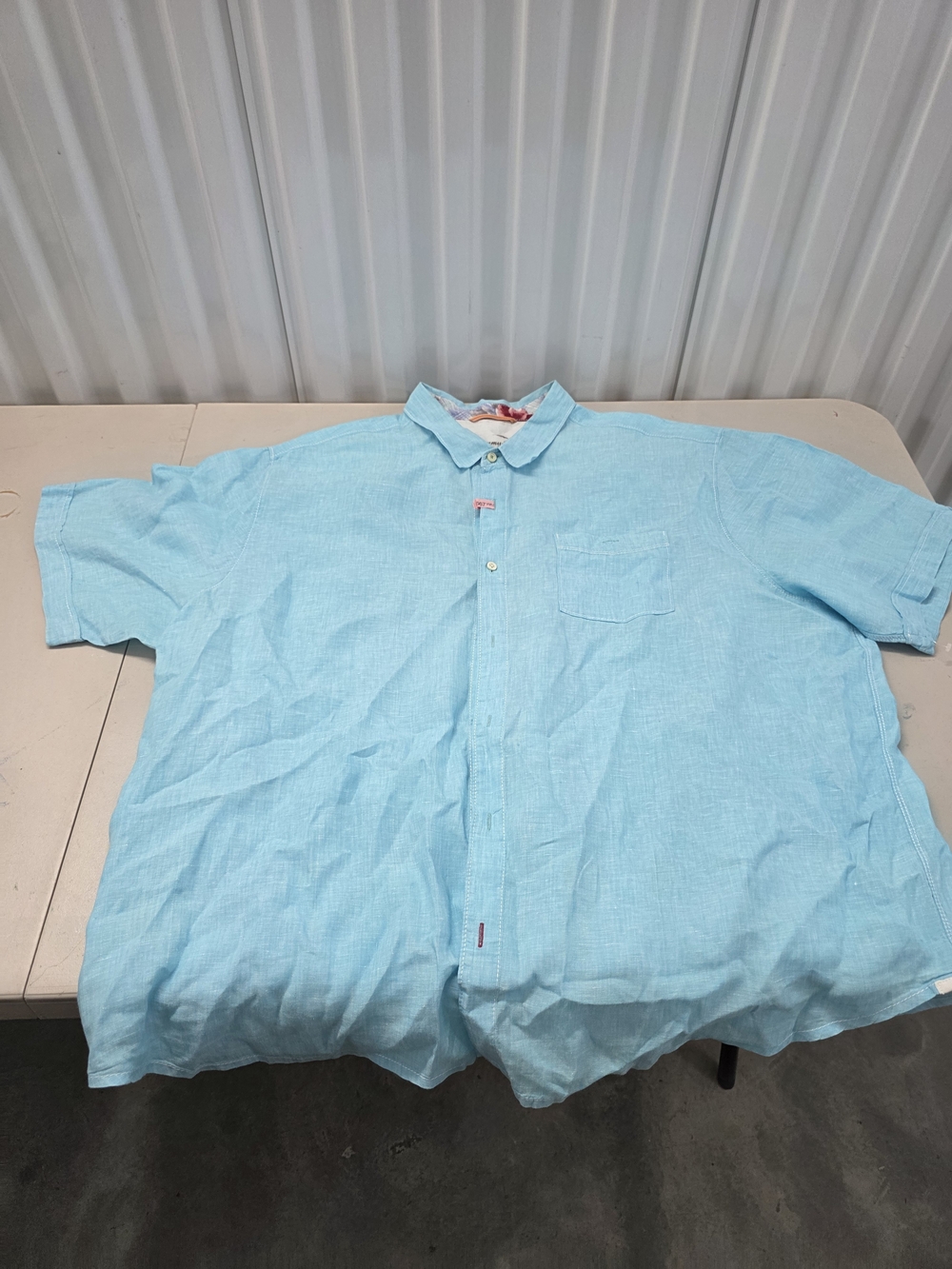 Tommy Bahama Relax Linen Hawaiian Button Front Shirt Men's Size 3XB